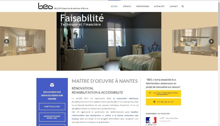 BEO Site Internet Nantes