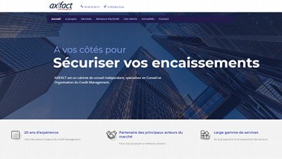 creation Site WordPress Axifact credit management