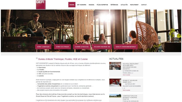 Creation Site Internet Nantes GEFI