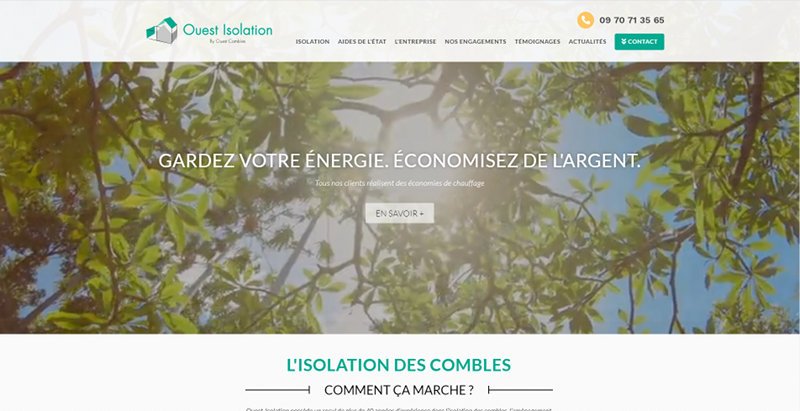 Creation Site internet Nantes Ouest Isolation