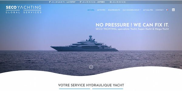 Création site Internet Nantes Seco Yachting