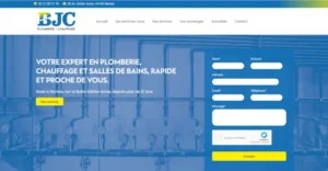 Création site WordPress Nantes BJC Plomberie