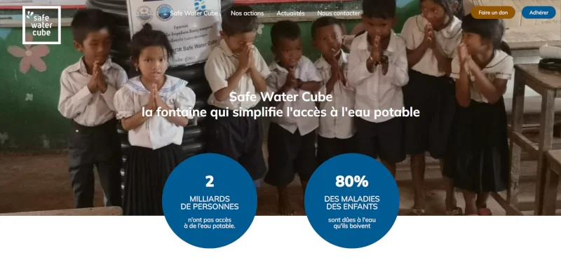 Refonte site internet Nantes Safe Water Cube