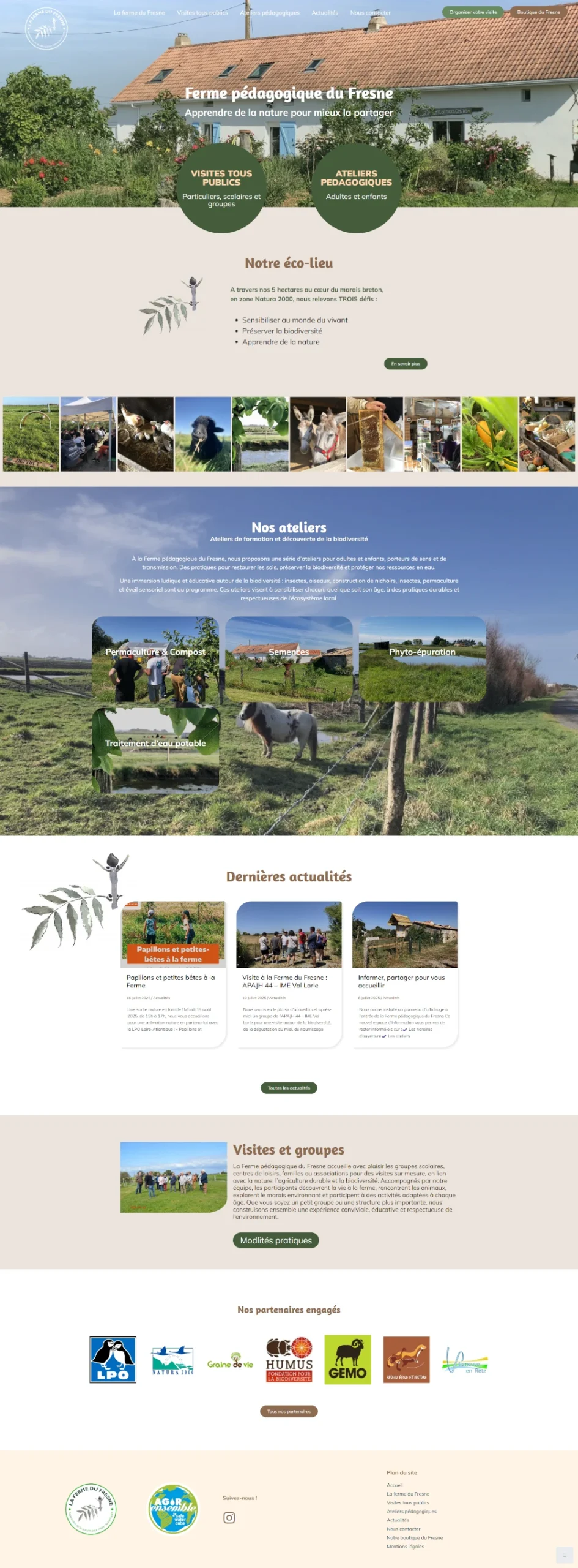 Refonte site WordPress ferme 44