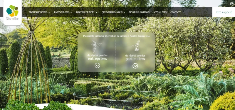 Création site internet à Nantes Nissaflor