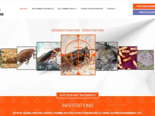 Relooking site Presqu'île Nuisibles